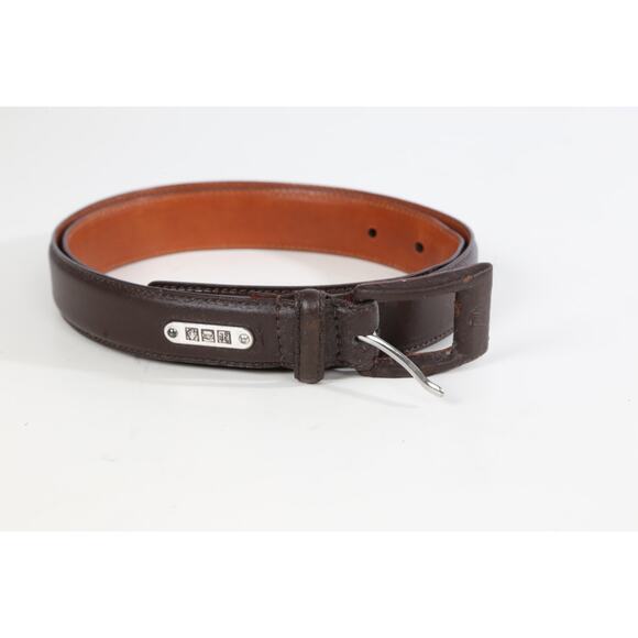 Vintage LAUREN Ralph Lauren Brown Genuine Italian Leather Belt Size M main image 8
